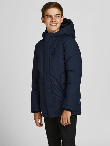 Jack & Jones Junior Winter Jacket in Blue: front