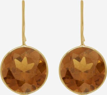 Gemshine Earrings in Gold: front