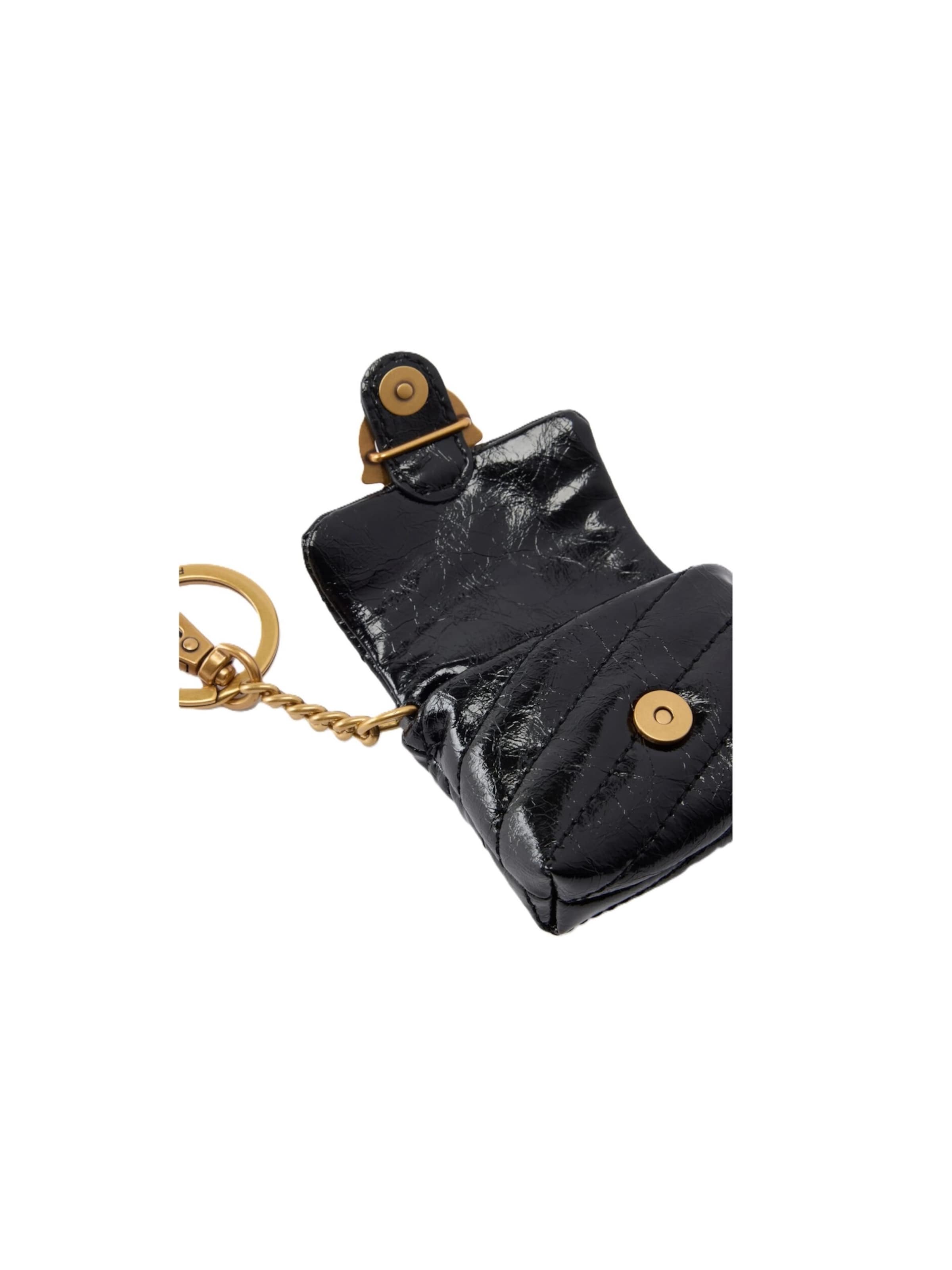 Portachiavi '105869 A37O' di PINKO in nero