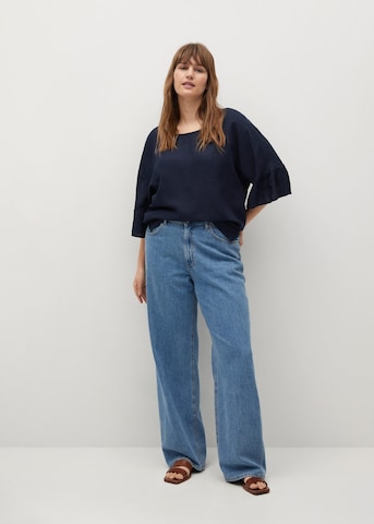 MANGO Blouse 'Cotili' in Blauw