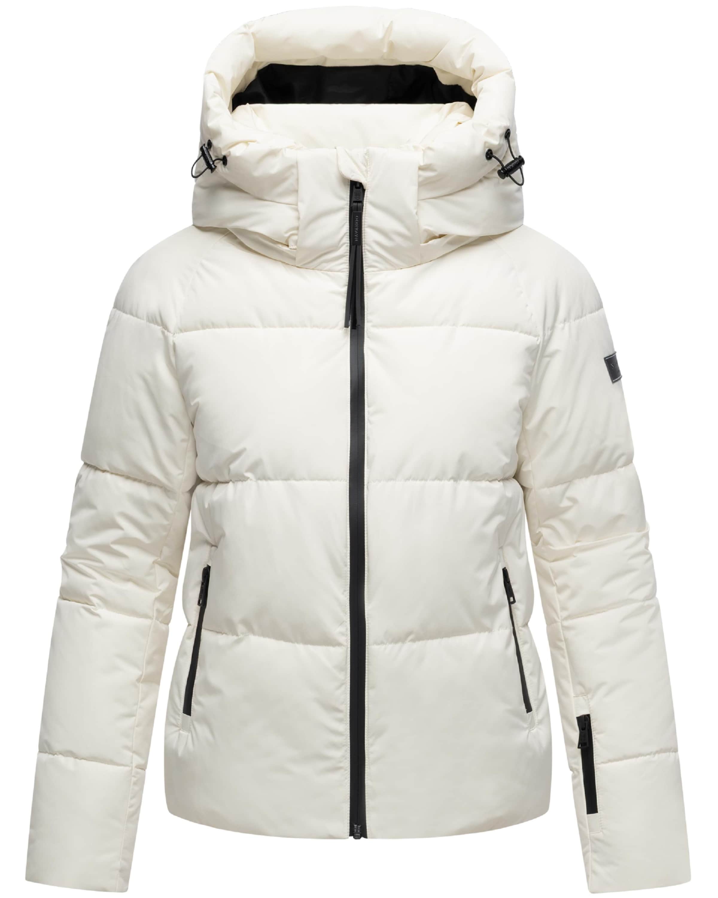 NAVAHOO Χειμερινό μπουφάν 'Frostherz XIV' σε λευκό: μπροστά