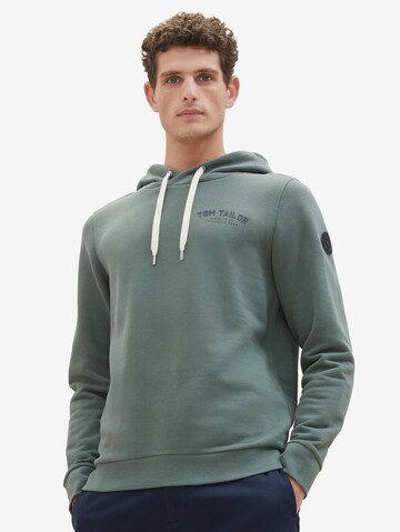 TOM TAILOR - Sweatshirt em verde