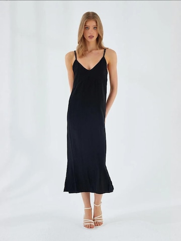 MixRay - Vestido de verão em preto: frente