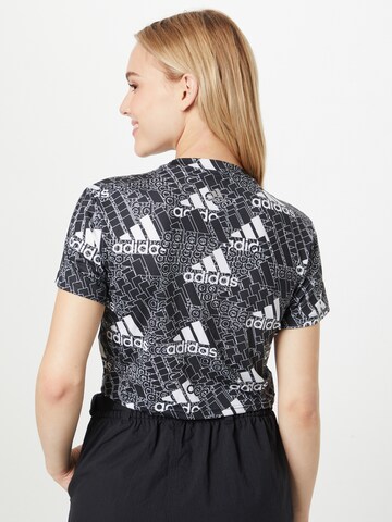 ADIDAS SPORTSWEAR Funkcionális felső 'Aeroready Logo Print' - fekete