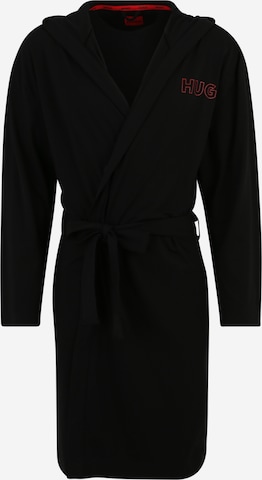 HUGO Short Bathrobe 'Unite Nightgown' in Black: front
