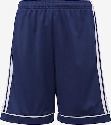 ADIDAS PERFORMANCE Workout Pants 'Squad 17' in Blue: front