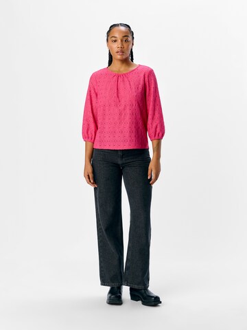 Camicia da donna 'OBJLaila' di OBJECT in rosa
