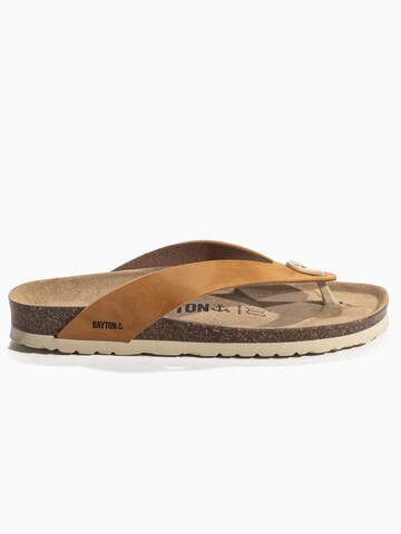 Flip-flops de la Bayton pe galben