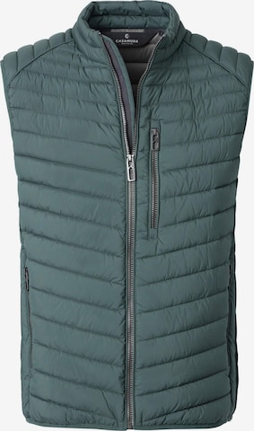 CASAMODA Bodywarmer 'Basic' in Groen: voorkant