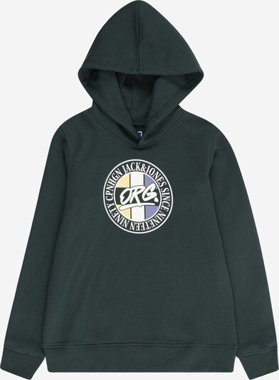 Jack & Jones Junior Mikina 'Arthur' - tmavě zelená / světle fialová / pastelově oranžová / bílá, Produkt