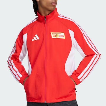 ADIDAS PERFORMANCE Sportovní bunda 'Union Berlin Anthem' – červená
