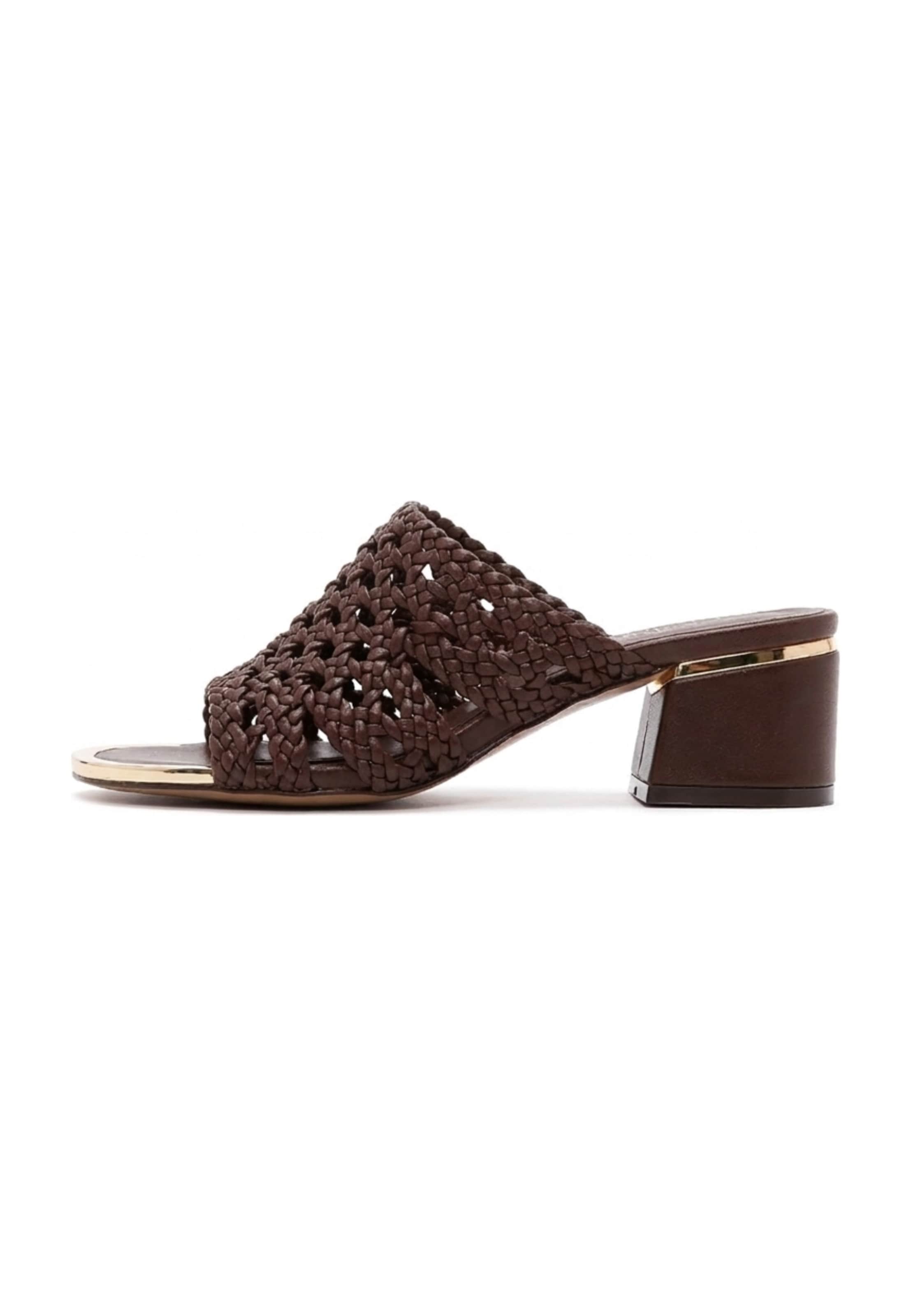 Mule Derimod en marron : devant