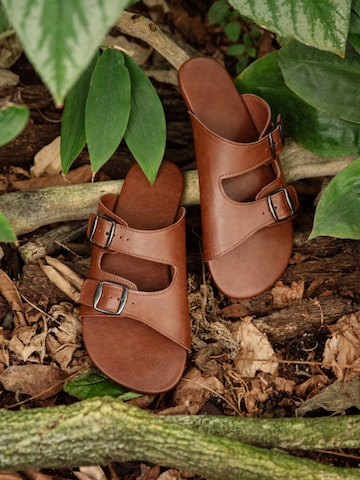 Ahinsa shoes Sandals in Brown