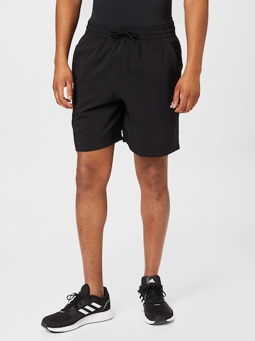ADIDAS SPORTSWEAR Regular Workout Pants 'Chelsea' in Black: front