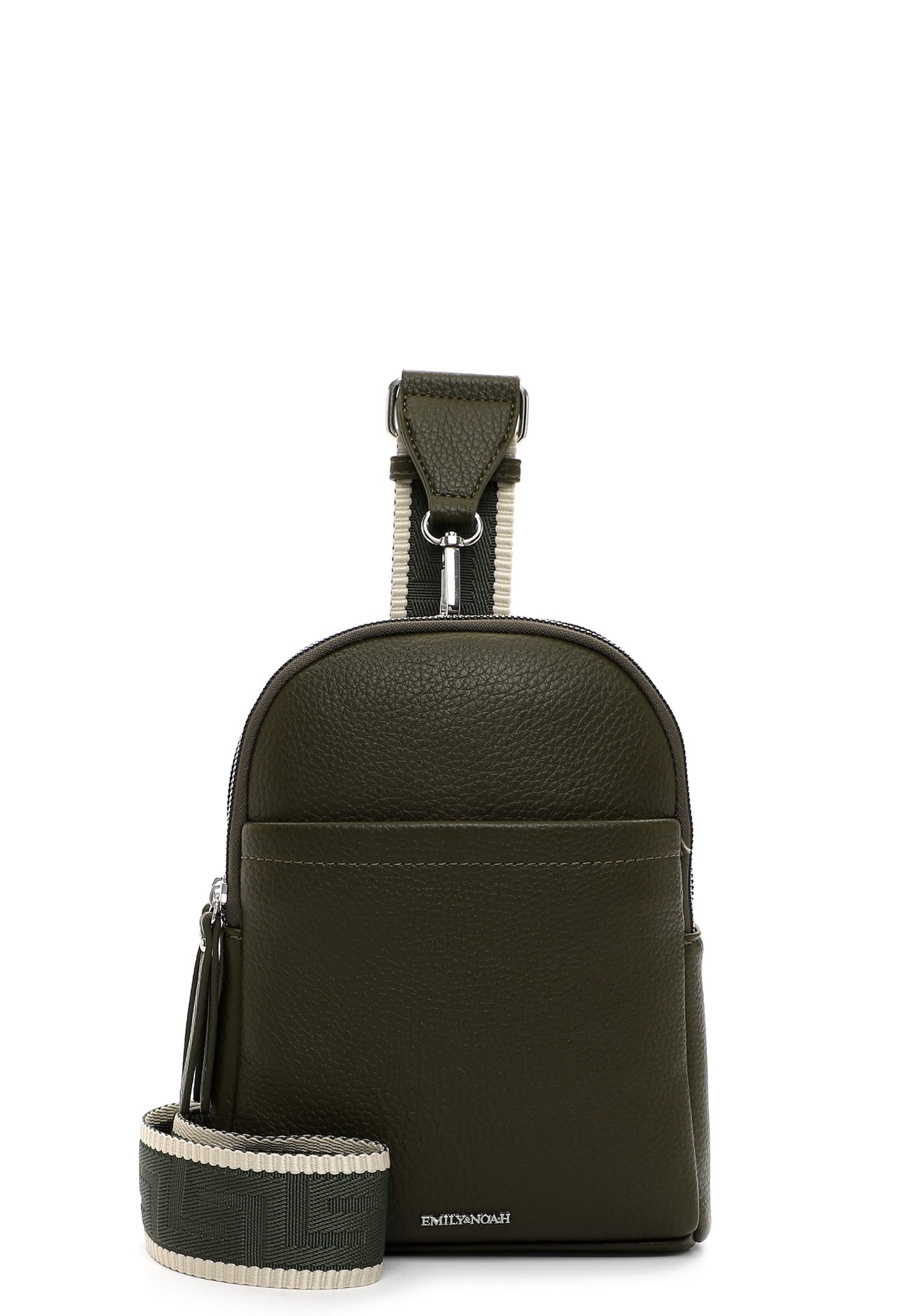 Emily & Noah Umhängetasche 'Elena' in Grün: Vorderseite
