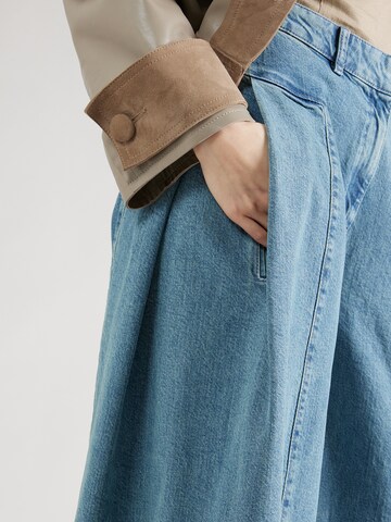 Wide leg Jeans de la REMAIN pe albastru