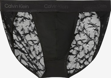 Slip 'Sculpt' Calvin Klein en noir : devant