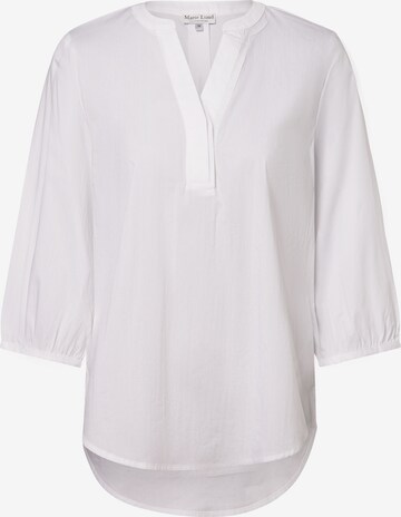 Marie Lund Blouse in Wit: voorkant