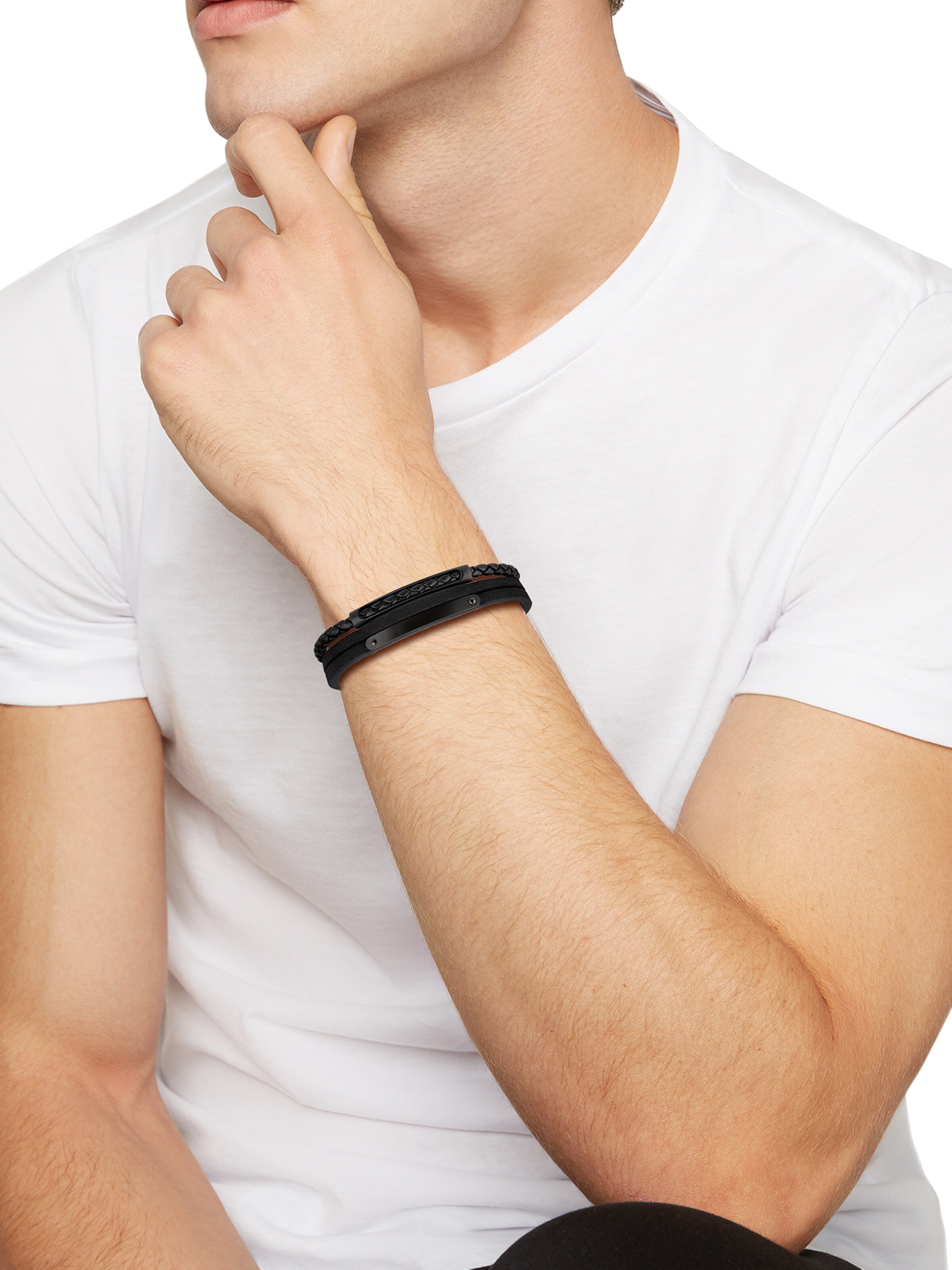 Braccialetto di Breil in grigio: frontale