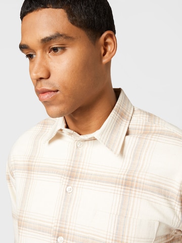 Samsøe Samsøe Regular fit Button Up Shirt 'LUAN' in Beige