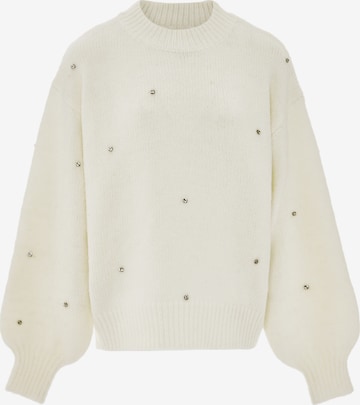 caissa Sweater in White: front