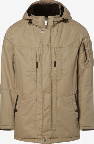 Nils Sundström Between-Season Jacket in Beige: front