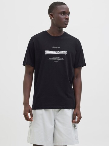 T-Shirt JACK & JONES en noir : devant