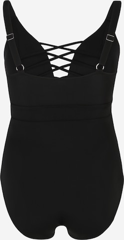 Swim by Zizzi Swimsuit 'Dior' in Black