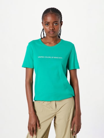 UNITED COLORS OF BENETTON Koszulka w kolorze zielony: przód