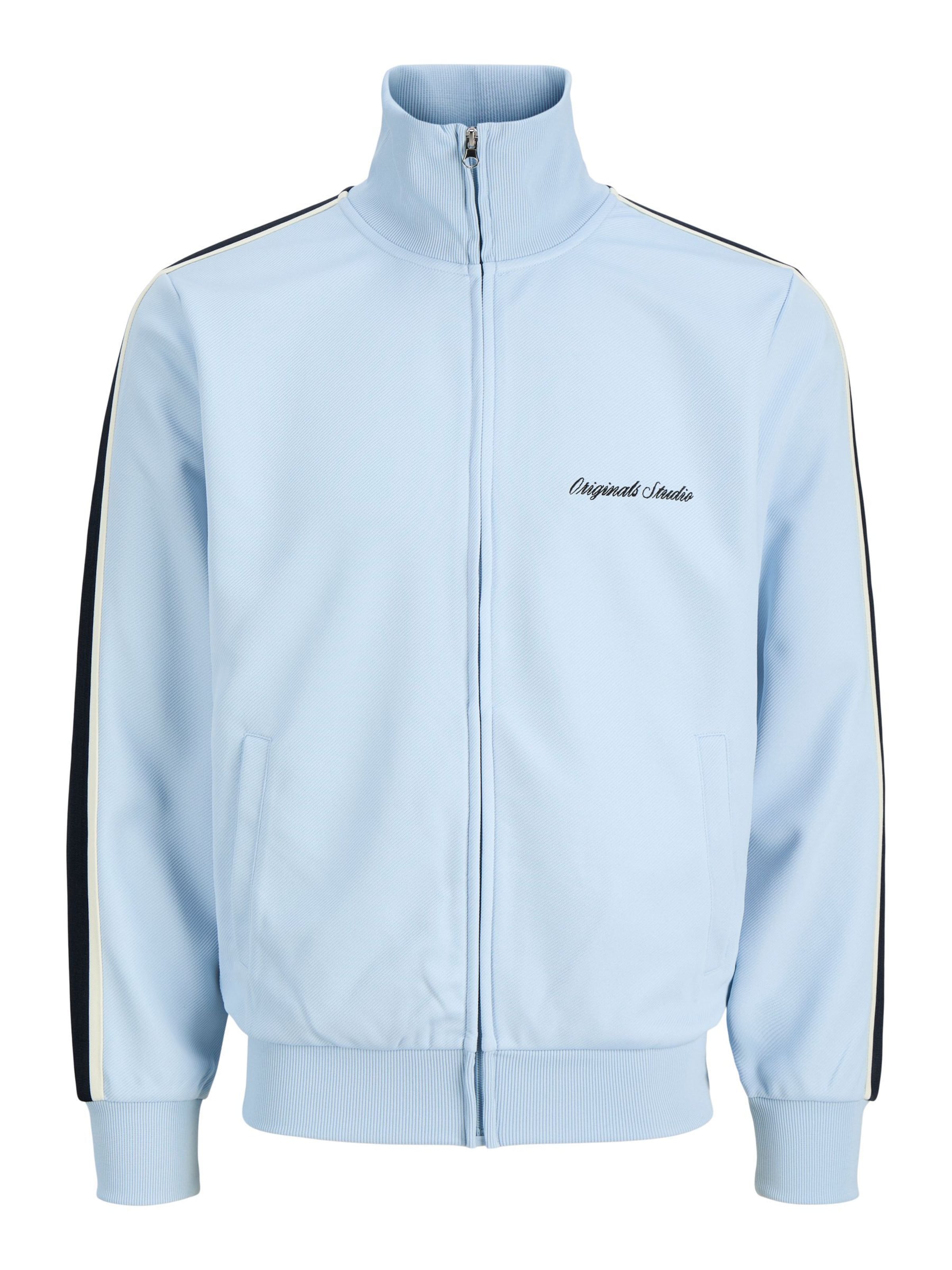 Jack & Jones Junior Sweatjakke 'JORCotedazur' i blå: forside