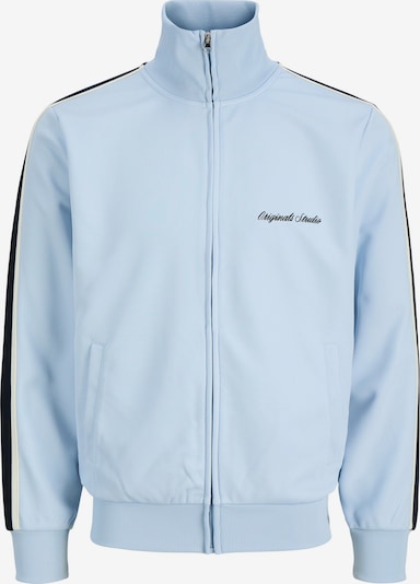 Jack & Jones Junior Collegetakki 'JORCotedazur' koossa 140 värissä ecru / vaaleansininen / musta, Tuotenäkymä