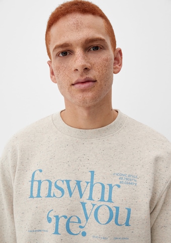 QSSweater majica - bež boja