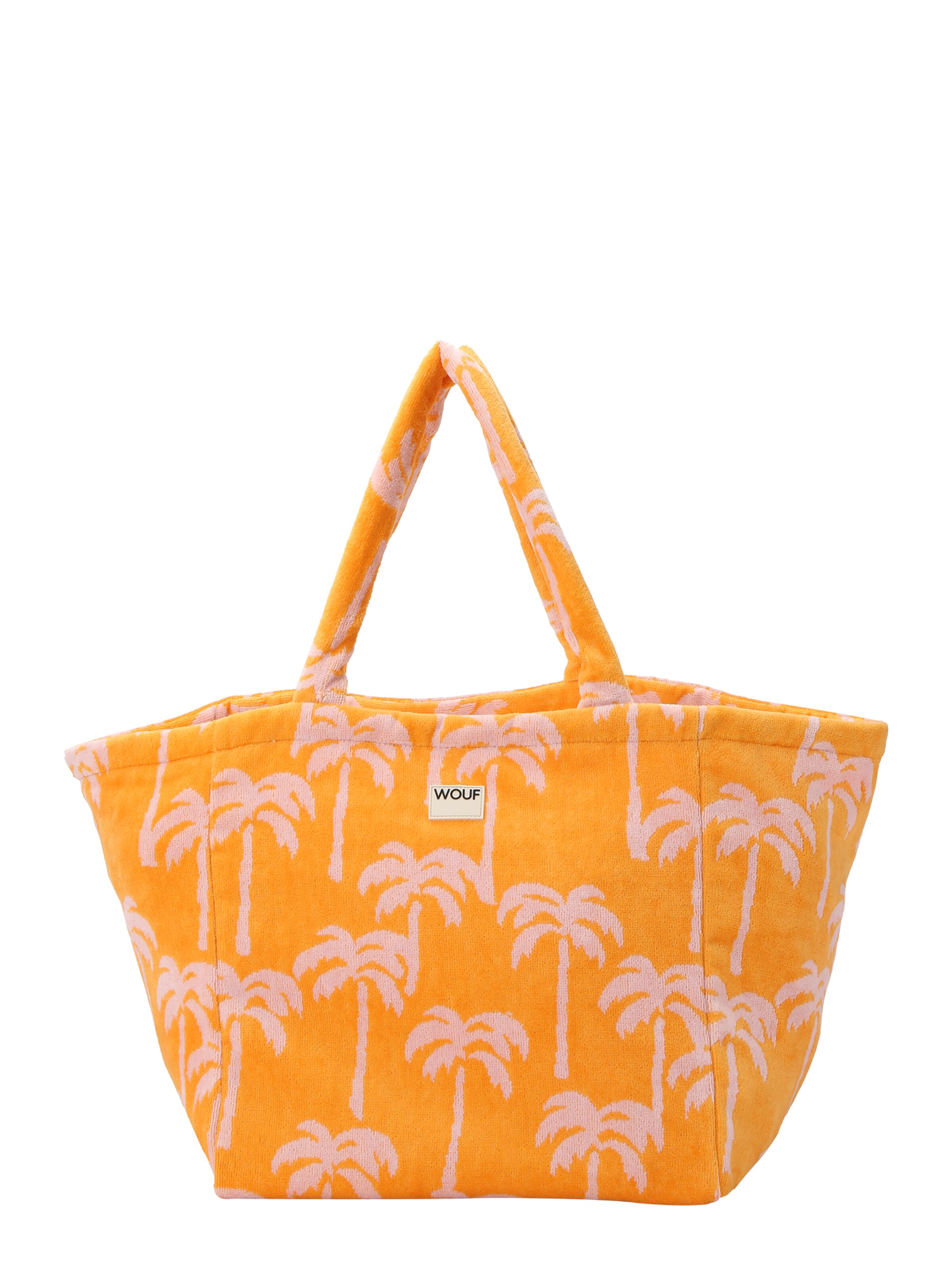 Cabas 'Tenerife' Wouf en orange : devant
