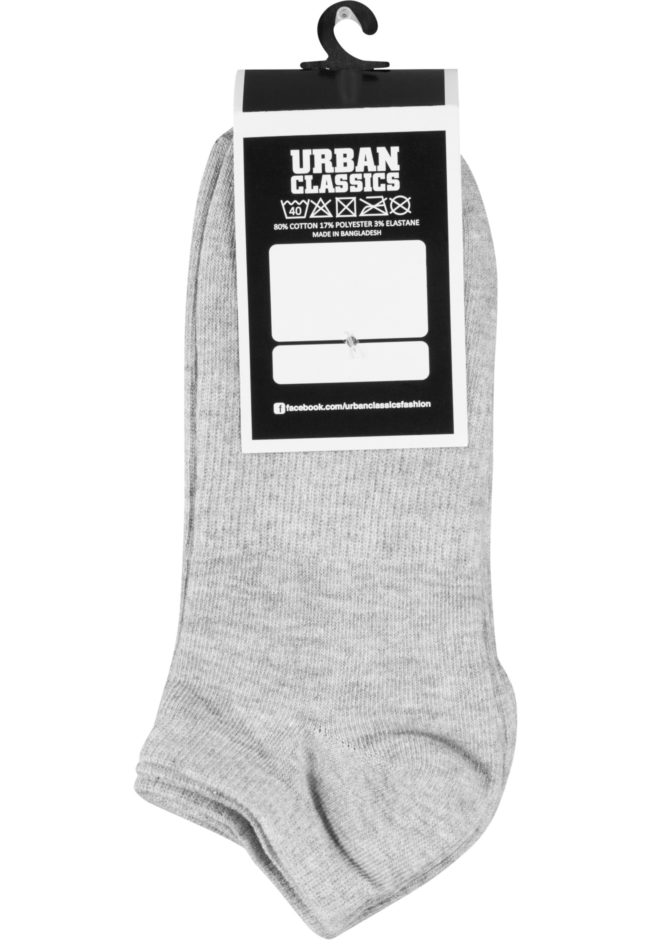 Urban Classics Ponožky 'No Show' – šedá