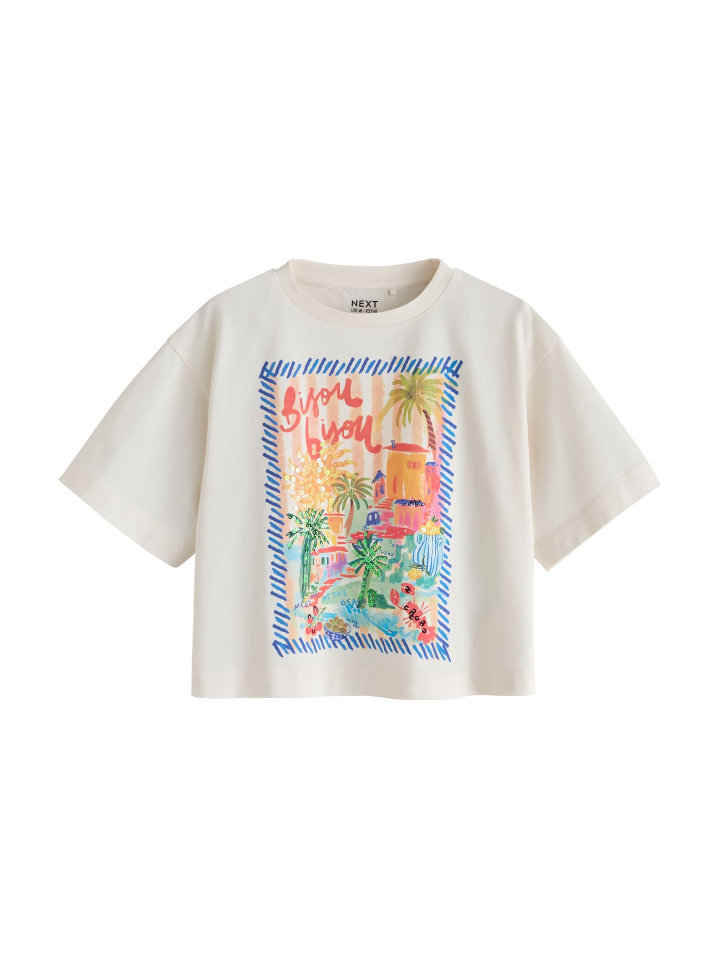 Next Shirt in Beige: voorkant