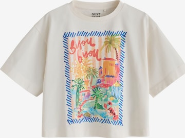 T-Shirt Next en beige : devant