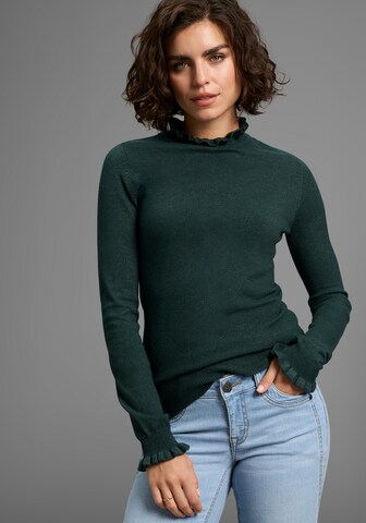 LAURA SCOTT Pullover in Grün: Vorderseite