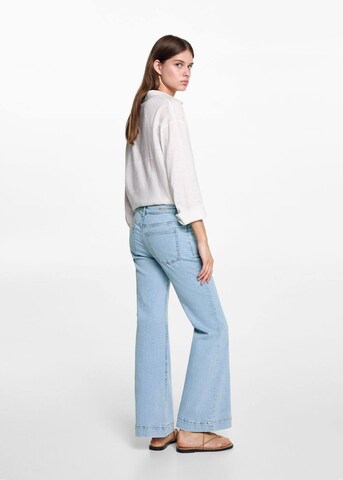 MANGO TEEN Flared Jeans 'Pocketsm' in Blue