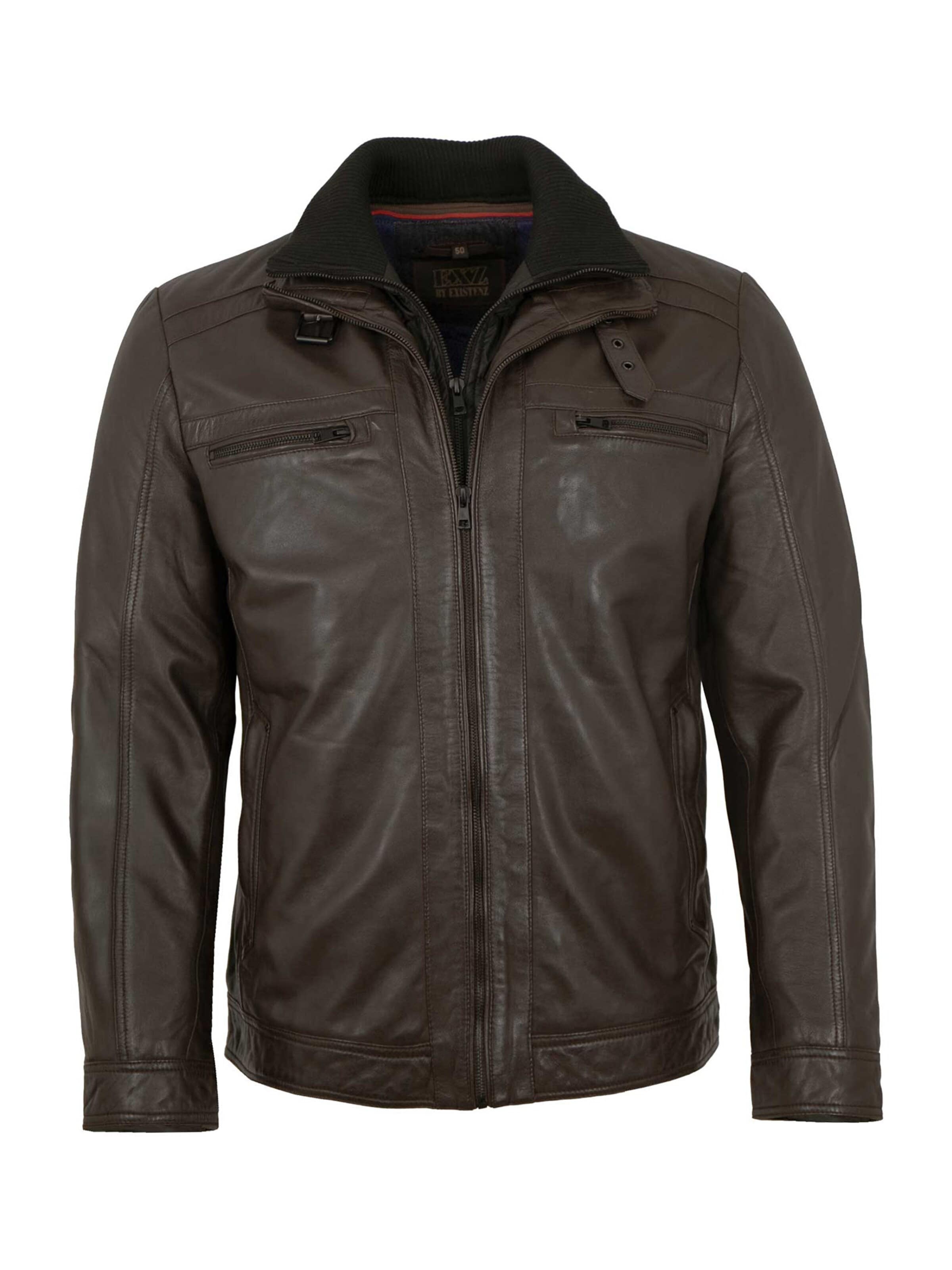 EXZ By Existenz Between-Season Jacket 'Waldum' in Brown