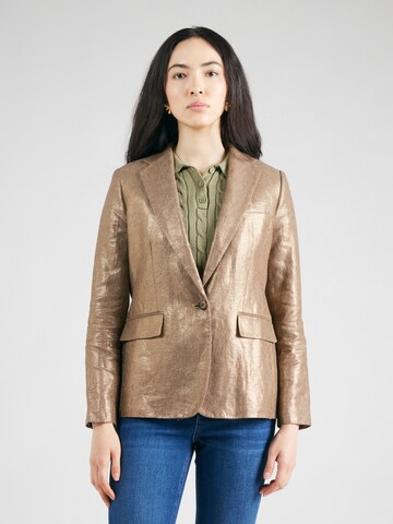 Blazer di Lauren Ralph Lauren in bronzo: frontale