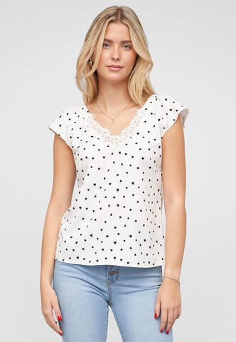 Cloud5ive Top in White: front