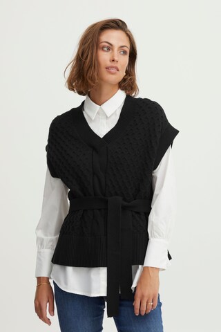 Fransa Sweater 'Frsusann' in Black: front