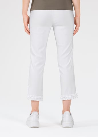 STEHMANN Slim fit Pants 'Waterford' in White