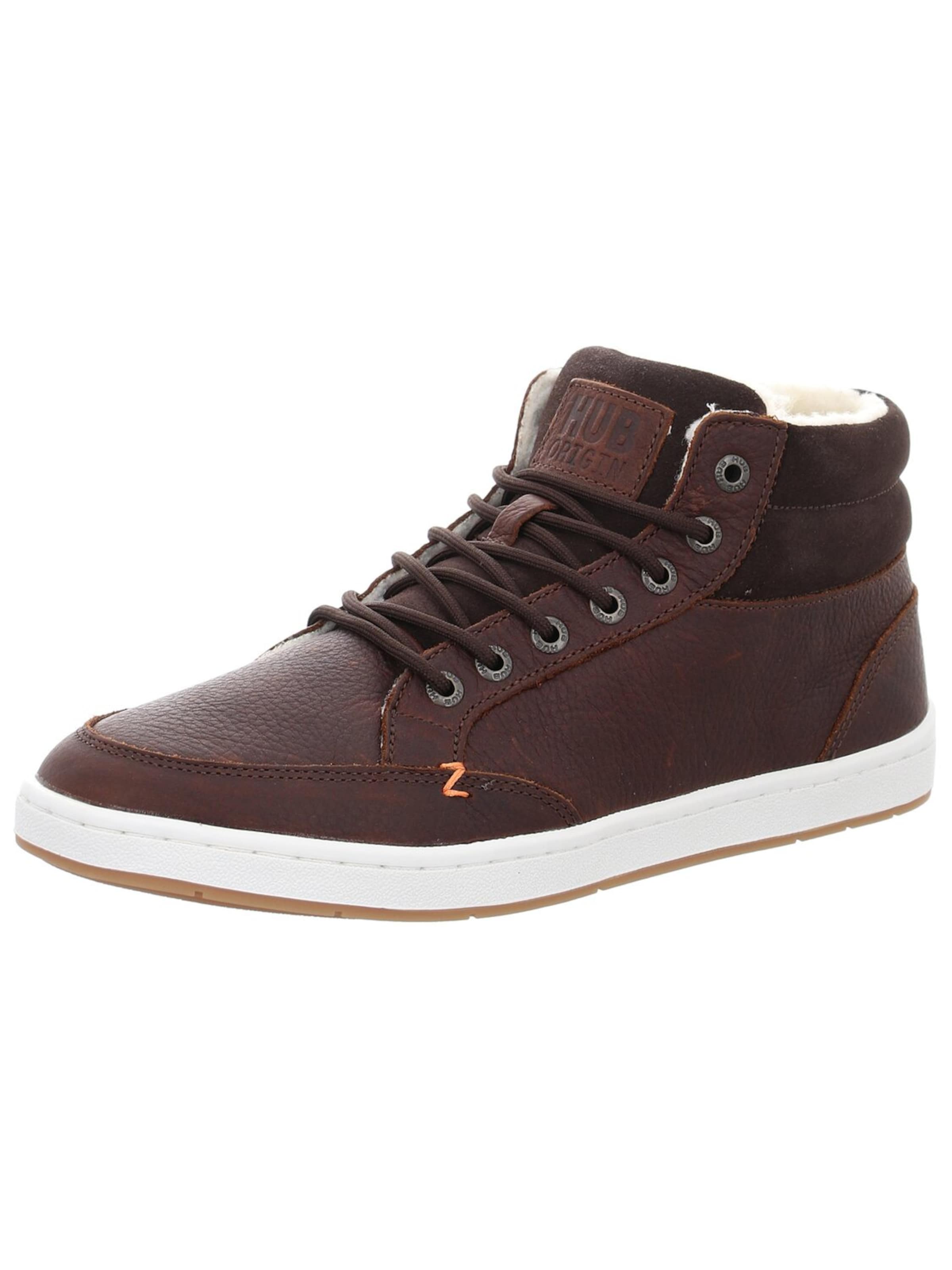 HUB Boots 'Herren Stiefelette M3309L30-L04-749 Echt Leder in braun' in Brown: front