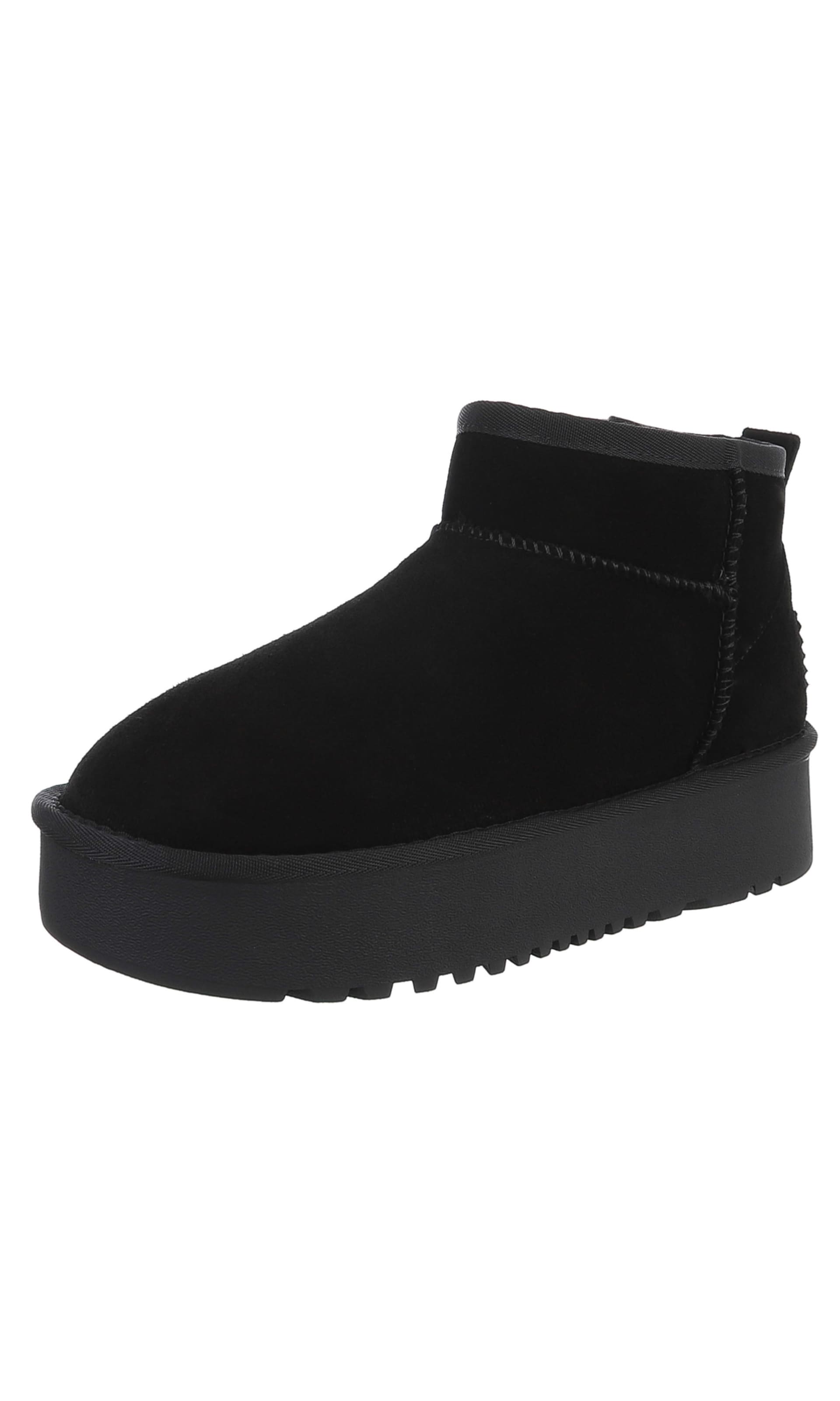 Ital-Design Boots in Black: front