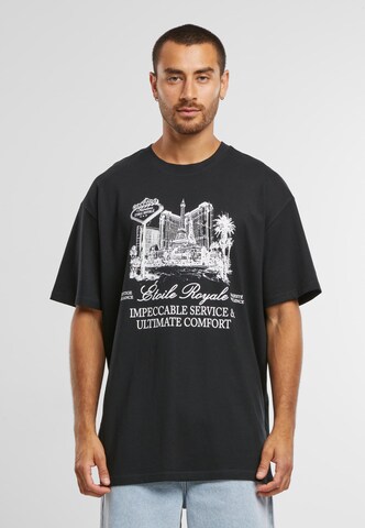 Mister Tee Shirt 'Etoile Royale' in Schwarz: Vorderseite