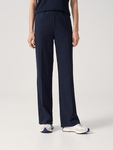 Someday Flared Pants in Blue: front