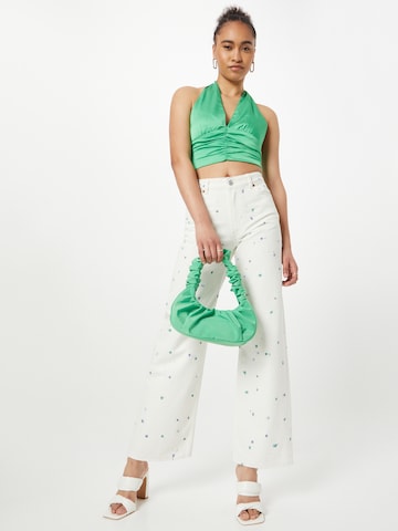 Monki Regular Jeans in Wit