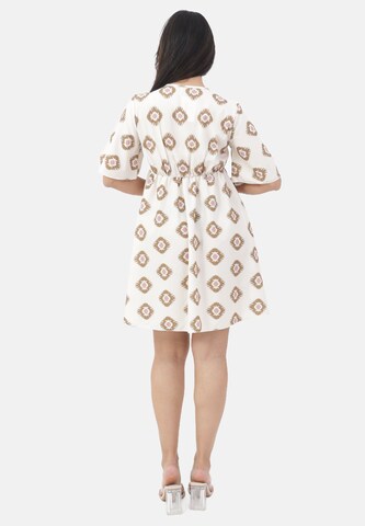 Elara Dress in Beige