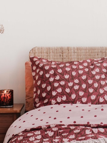 COVERS & CO Duvet Cover 'Tulip Mania' in Red